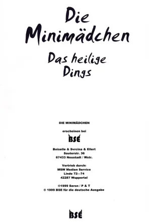 Pierre Seron Die Minimadchen 1 - Das heilige Dings GER - Page 2