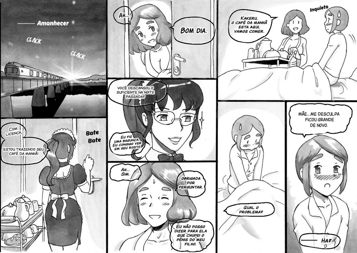 pink-noise Mizuiro Megane Mama-sho Time Dream Express Expresso dos Sonhos da Mamãe Portuguese-BR - Image 20