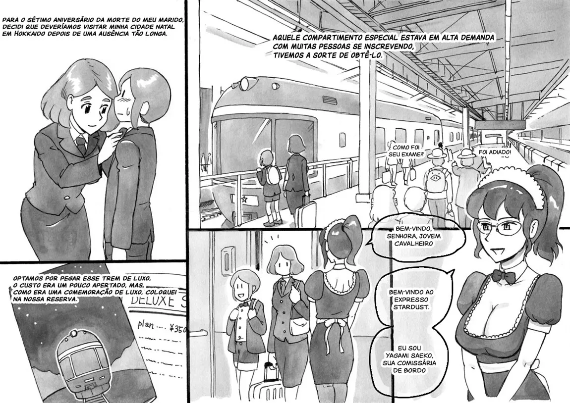 pink-noise Mizuiro Megane Mama-sho Time Dream Express Expresso dos Sonhos da Mamãe Portuguese-BR - Image 5