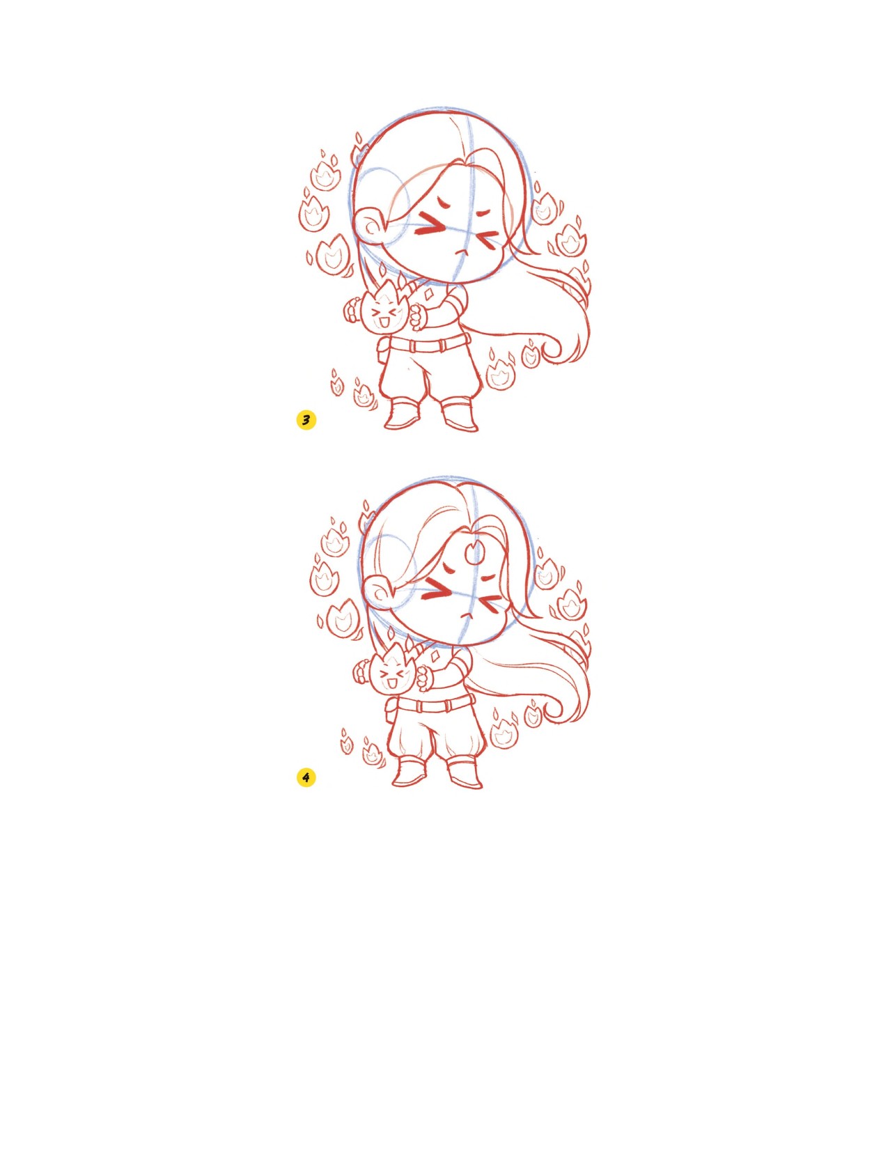 Piuuvy Draw Chibi Style A Beginners Step-by-Step Guide for Drawing Adorable Minis 62 Lessons Basics, Characters, Special Effects English - Image 119