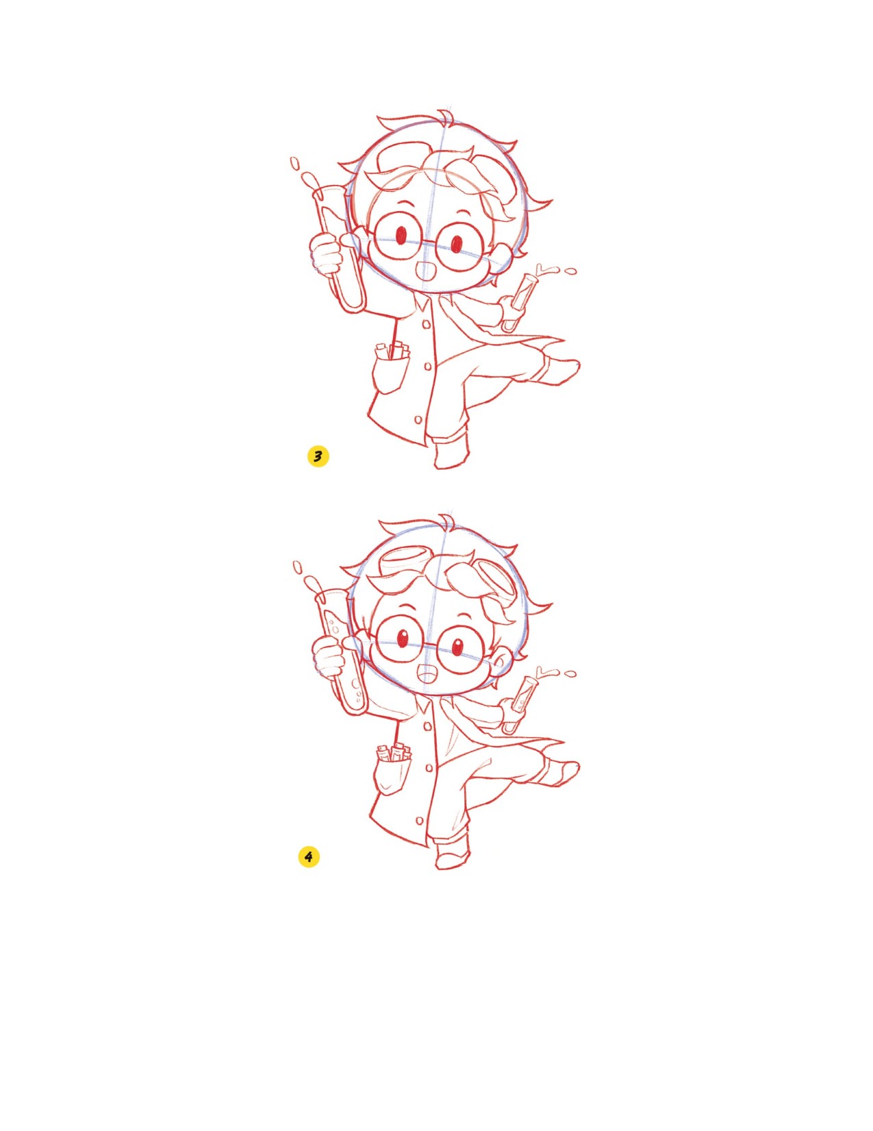 Piuuvy Draw Chibi Style A Beginners Step-by-Step Guide for Drawing Adorable Minis 62 Lessons Basics, Characters, Special Effects English - Image 127
