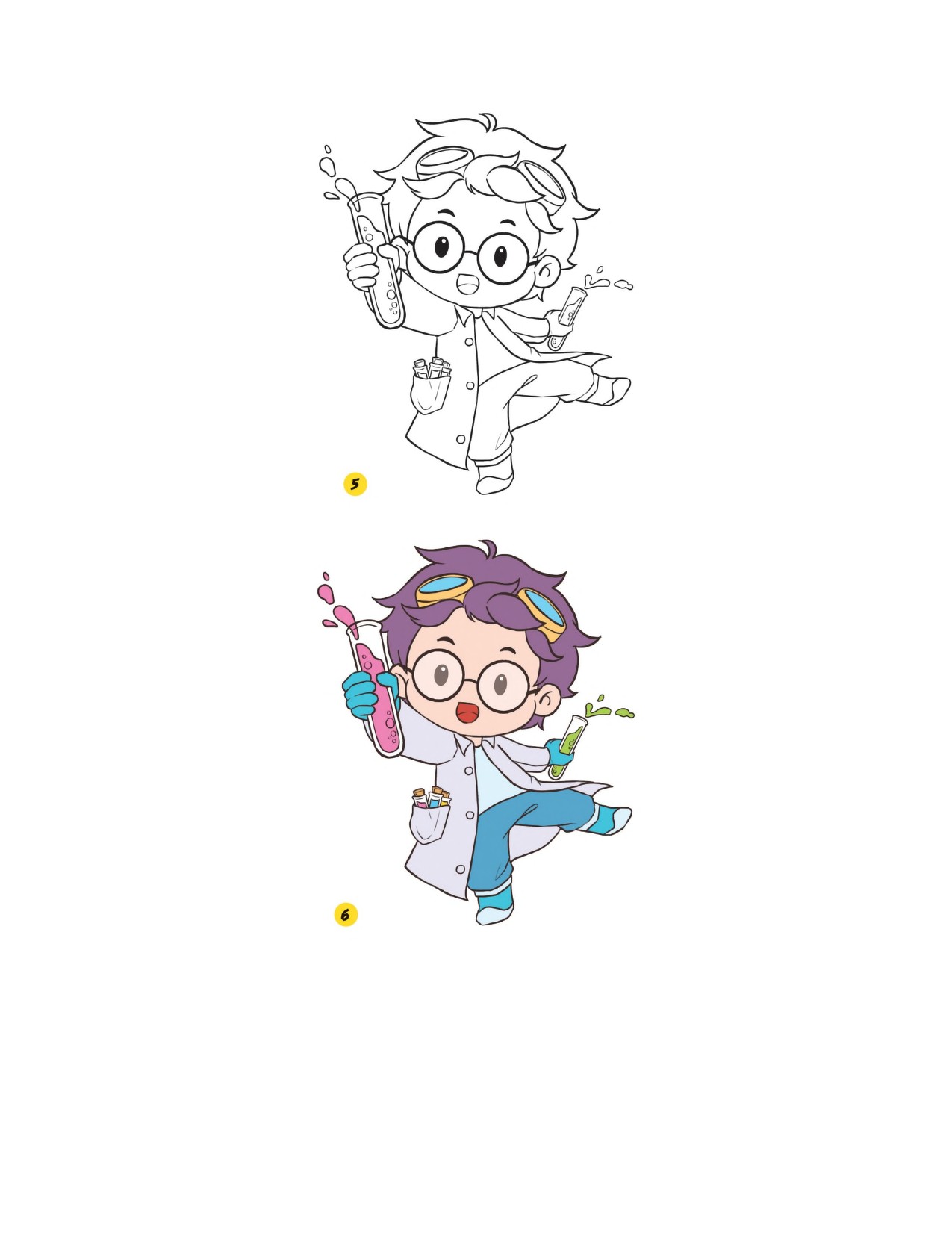 Piuuvy Draw Chibi Style A Beginners Step-by-Step Guide for Drawing Adorable Minis 62 Lessons Basics, Characters, Special Effects English - Image 128