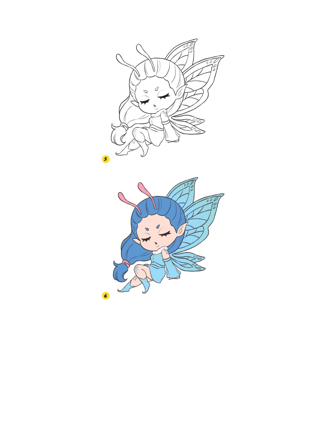 Piuuvy Draw Chibi Style A Beginners Step-by-Step Guide for Drawing Adorable Minis 62 Lessons Basics, Characters, Special Effects English - Image 132