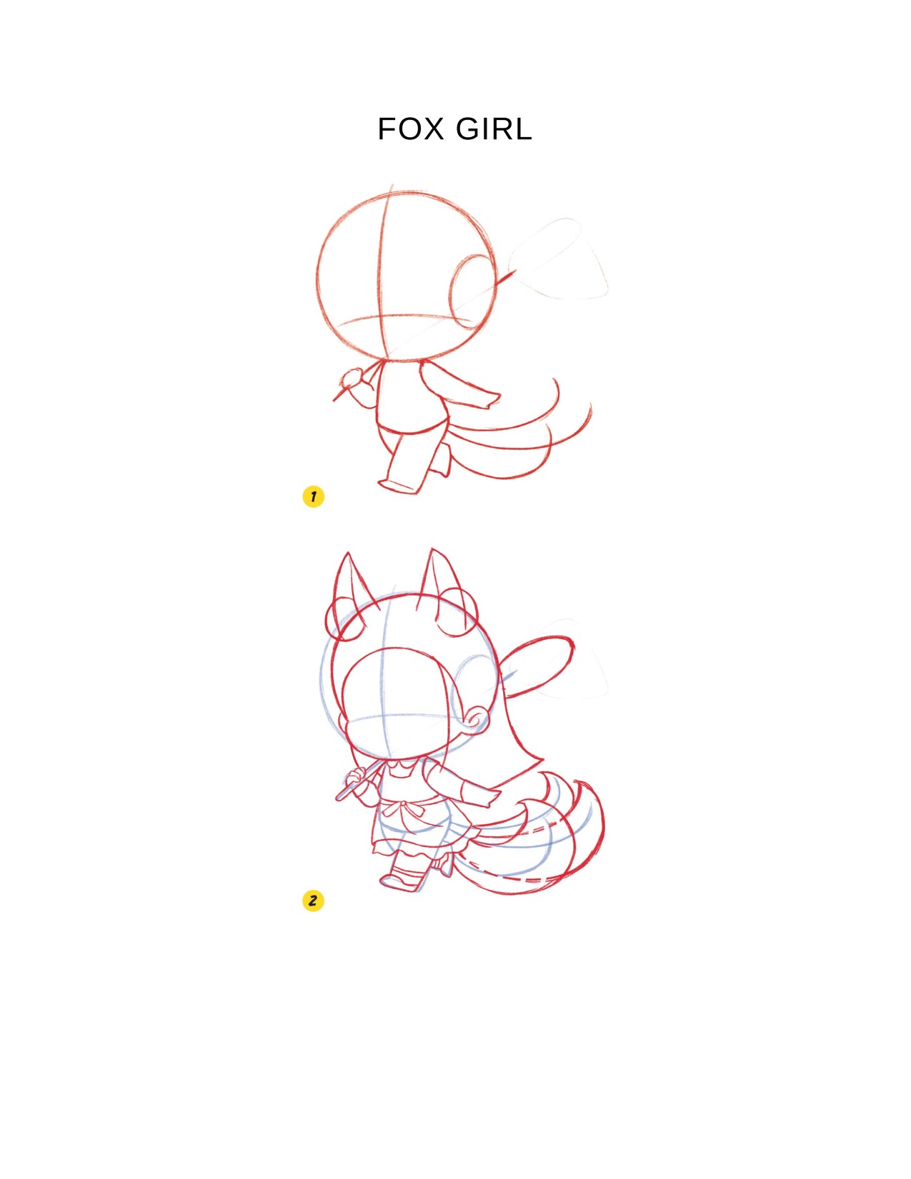 Piuuvy Draw Chibi Style A Beginners Step-by-Step Guide for Drawing Adorable Minis 62 Lessons Basics, Characters, Special Effects English - Image 149