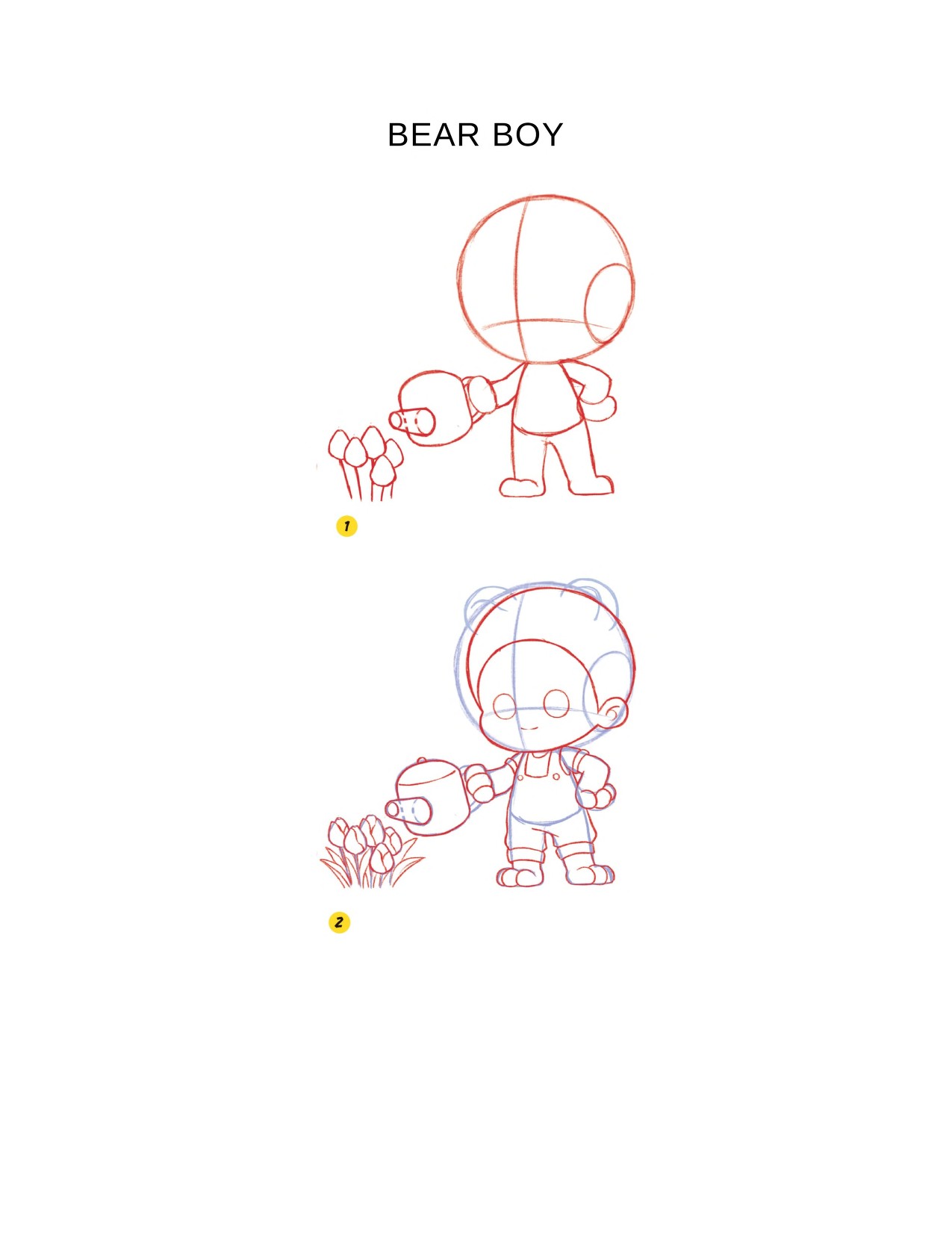 Piuuvy Draw Chibi Style A Beginners Step-by-Step Guide for Drawing Adorable Minis 62 Lessons Basics, Characters, Special Effects English - Image 153