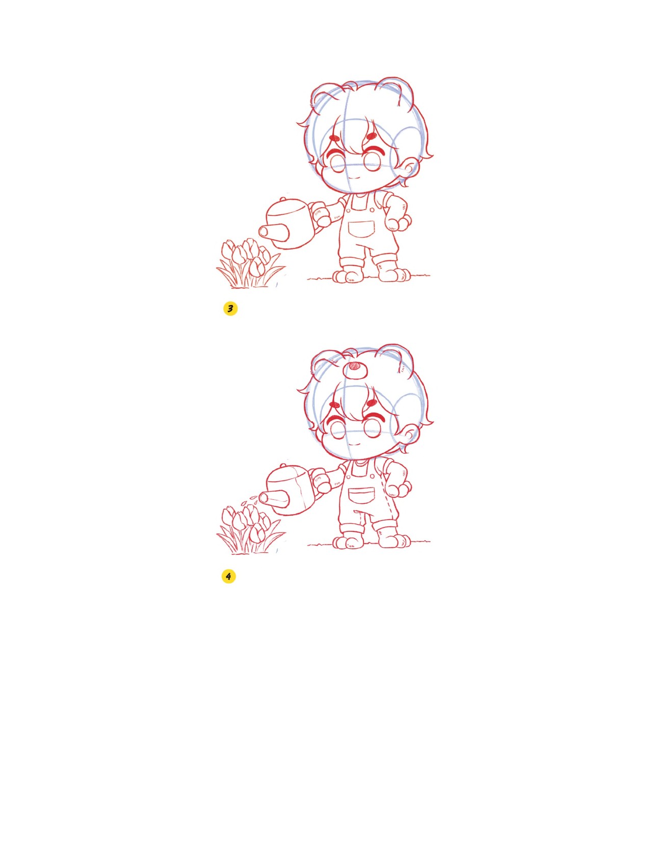 Piuuvy Draw Chibi Style A Beginners Step-by-Step Guide for Drawing Adorable Minis 62 Lessons Basics, Characters, Special Effects English - Image 154