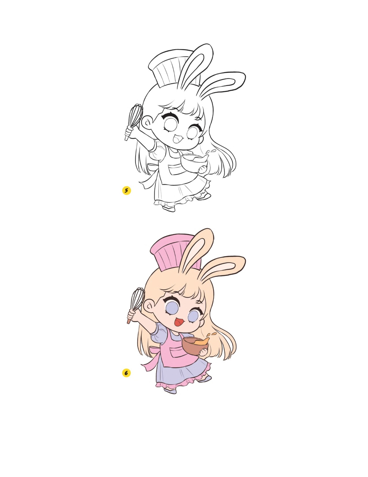 Piuuvy Draw Chibi Style A Beginners Step-by-Step Guide for Drawing Adorable Minis 62 Lessons Basics, Characters, Special Effects English - Image 159