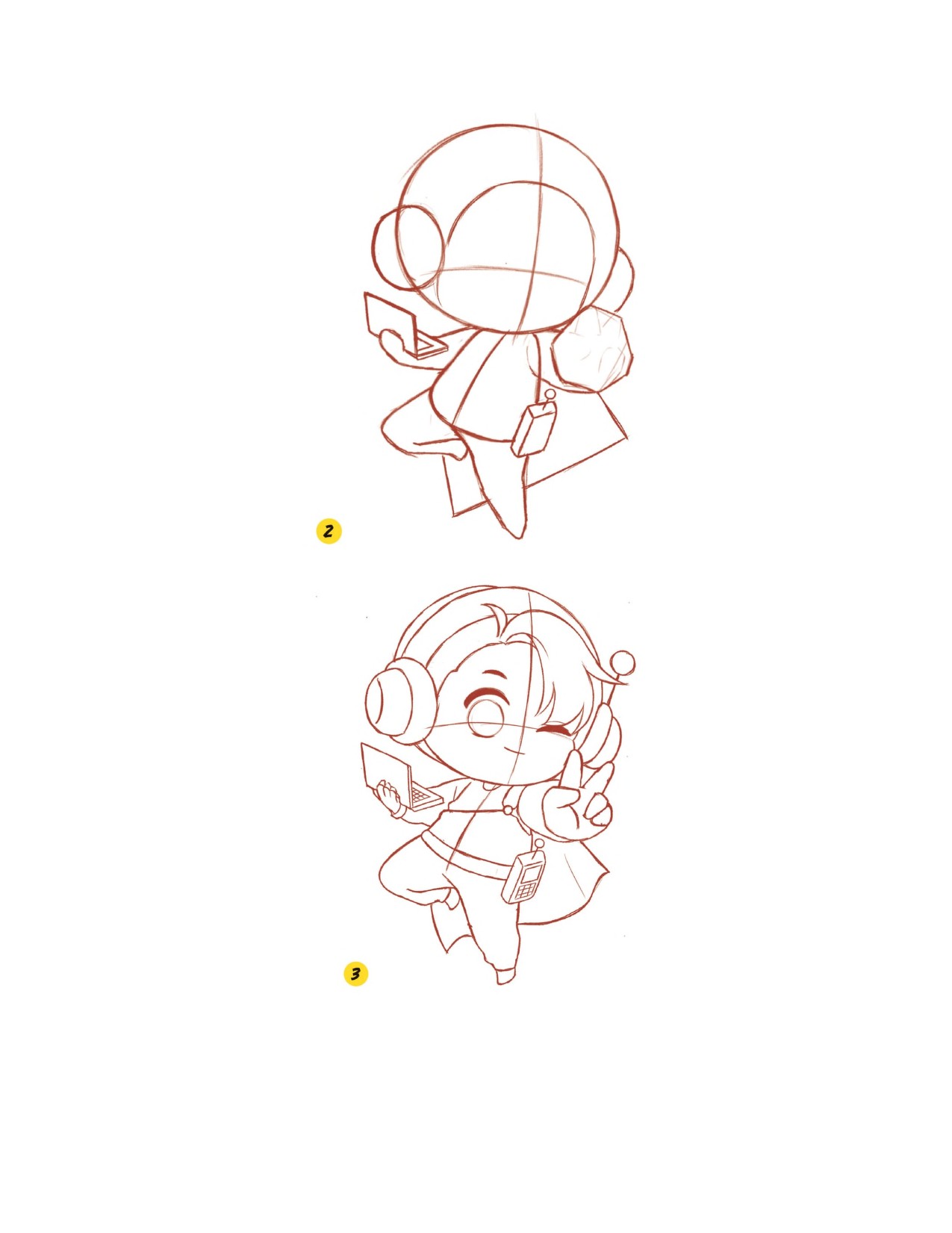 Piuuvy Draw Chibi Style A Beginners Step-by-Step Guide for Drawing Adorable Minis 62 Lessons Basics, Characters, Special Effects English - Image 162