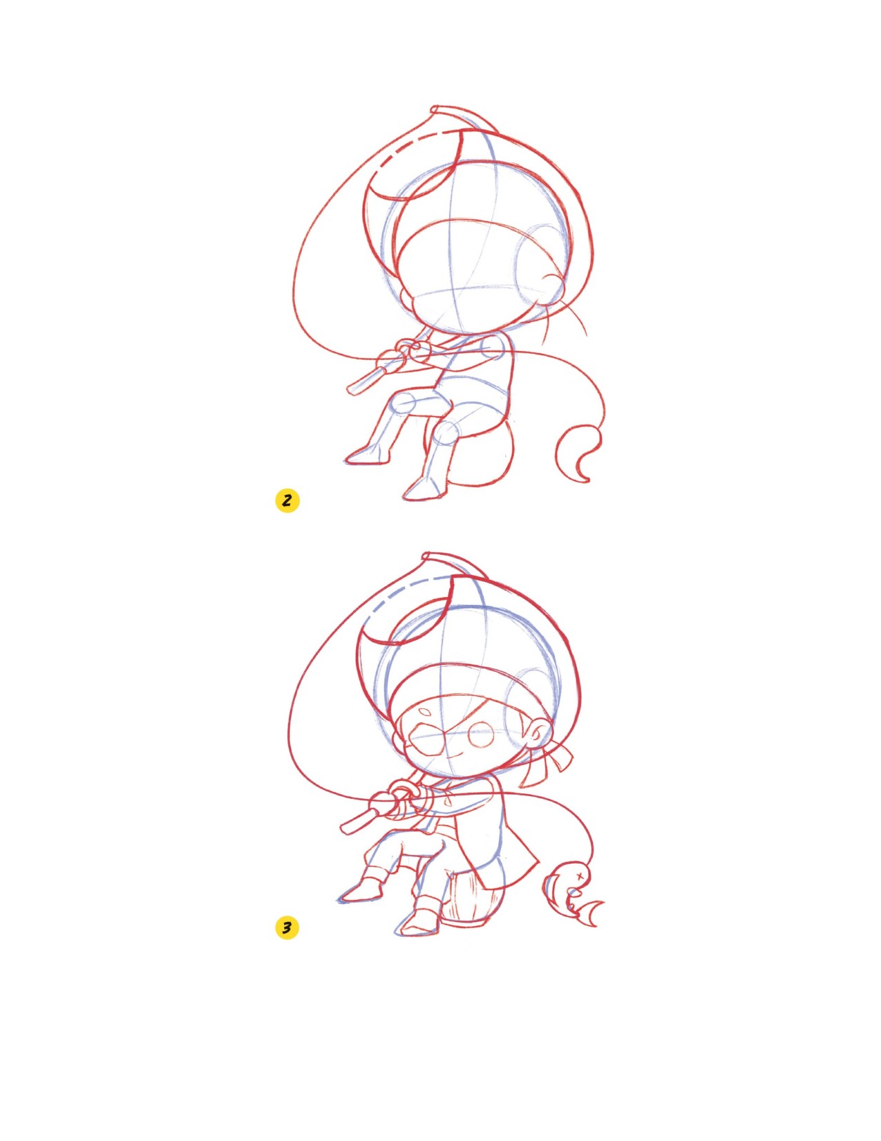Piuuvy Draw Chibi Style A Beginners Step-by-Step Guide for Drawing Adorable Minis 62 Lessons Basics, Characters, Special Effects English - Image 171