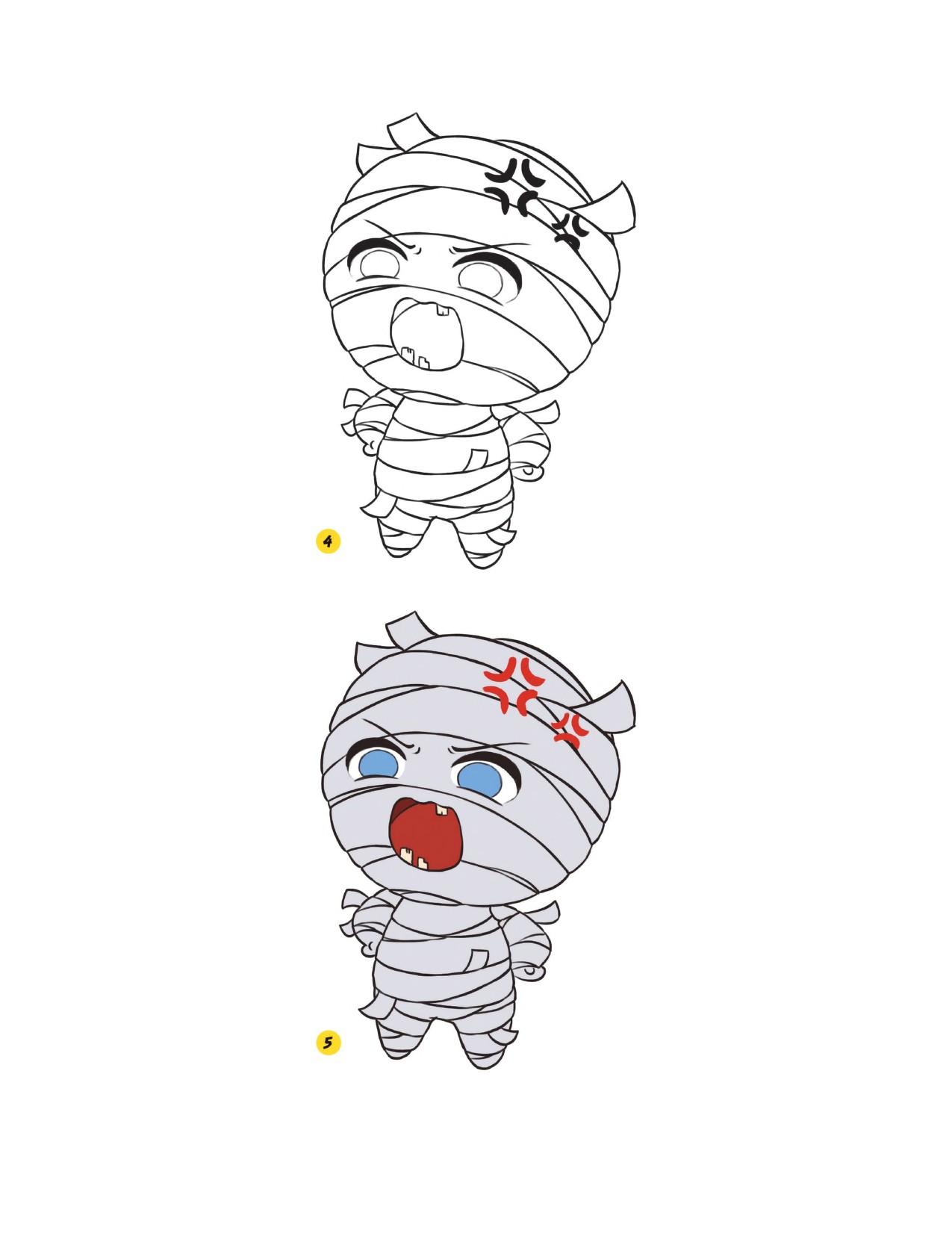 Piuuvy Draw Chibi Style A Beginners Step-by-Step Guide for Drawing Adorable Minis 62 Lessons Basics, Characters, Special Effects English - Image 181