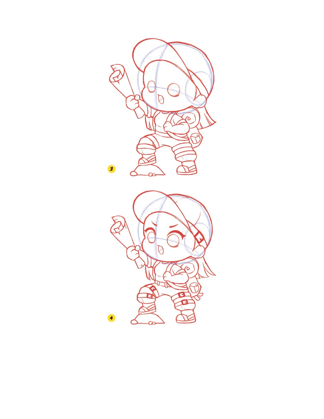 Piuuvy Draw Chibi Style A Beginners Step-by-Step Guide for Drawing Adorable Minis 62 Lessons Basics, Characters, Special Effects English - Image 184