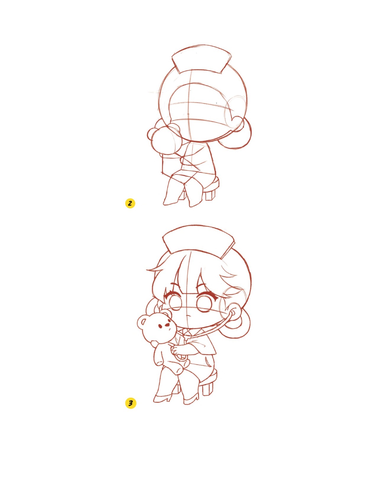 Piuuvy Draw Chibi Style A Beginners Step-by-Step Guide for Drawing Adorable Minis 62 Lessons Basics, Characters, Special Effects English - Image 188
