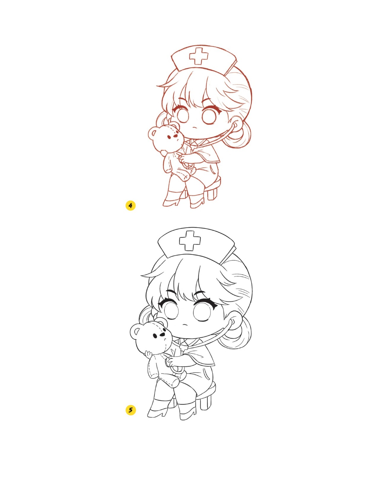 Piuuvy Draw Chibi Style A Beginners Step-by-Step Guide for Drawing Adorable Minis 62 Lessons Basics, Characters, Special Effects English - Image 189