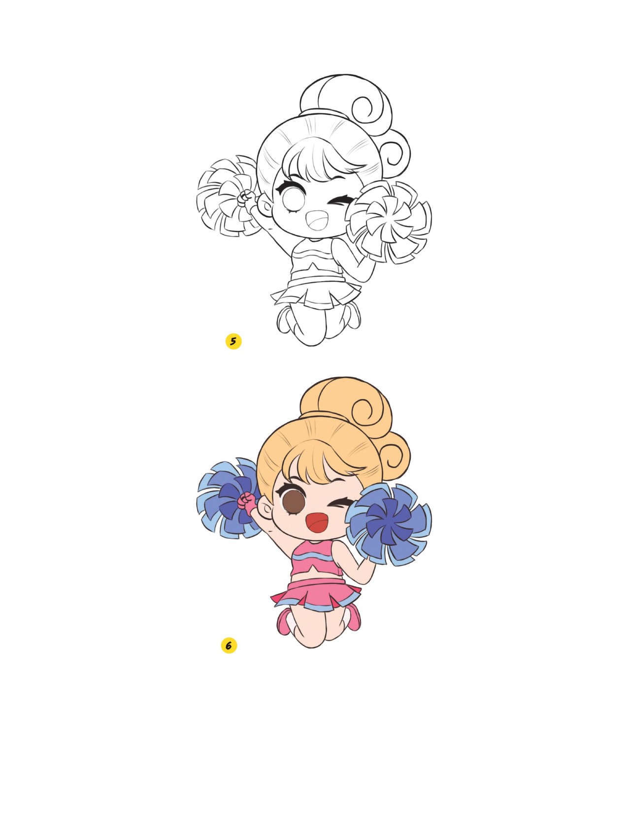 Piuuvy Draw Chibi Style A Beginners Step-by-Step Guide for Drawing Adorable Minis 62 Lessons Basics, Characters, Special Effects English - Image 194