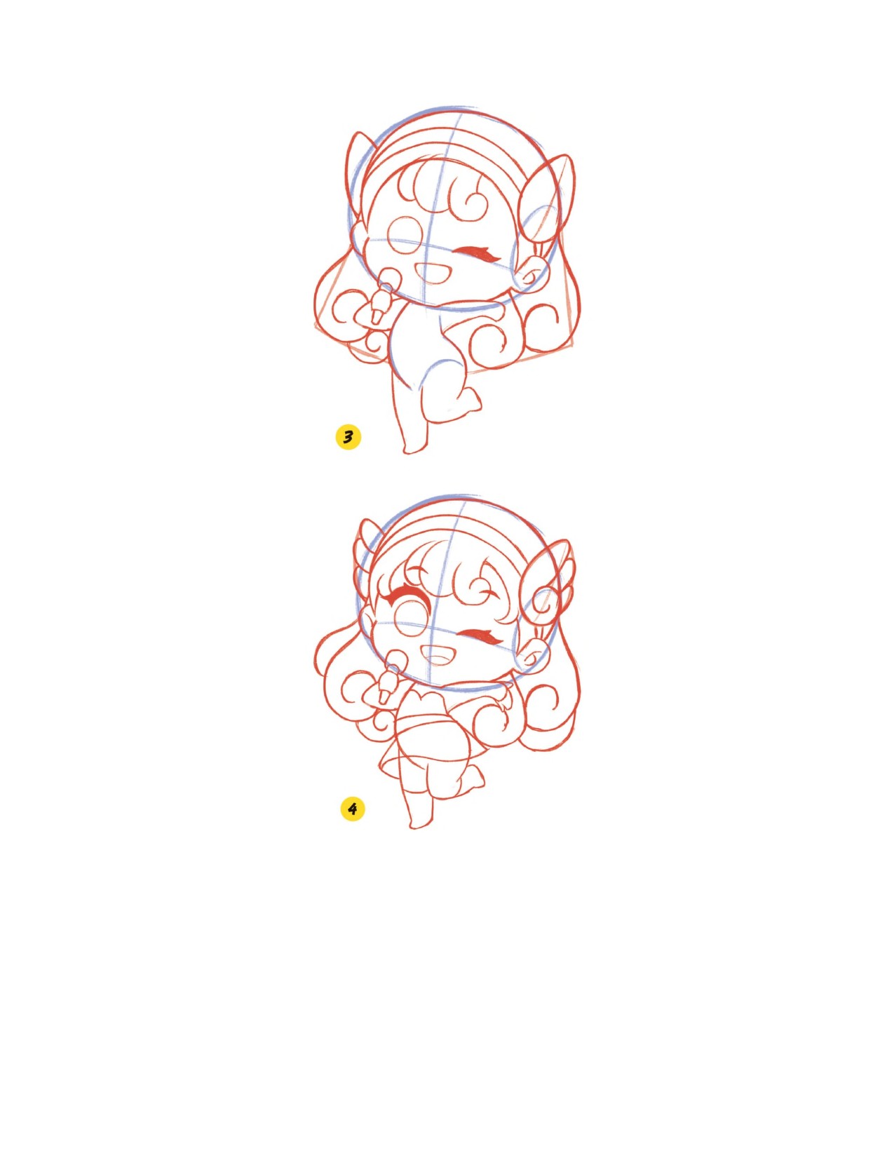 Piuuvy Draw Chibi Style A Beginners Step-by-Step Guide for Drawing Adorable Minis 62 Lessons Basics, Characters, Special Effects English - Image 211