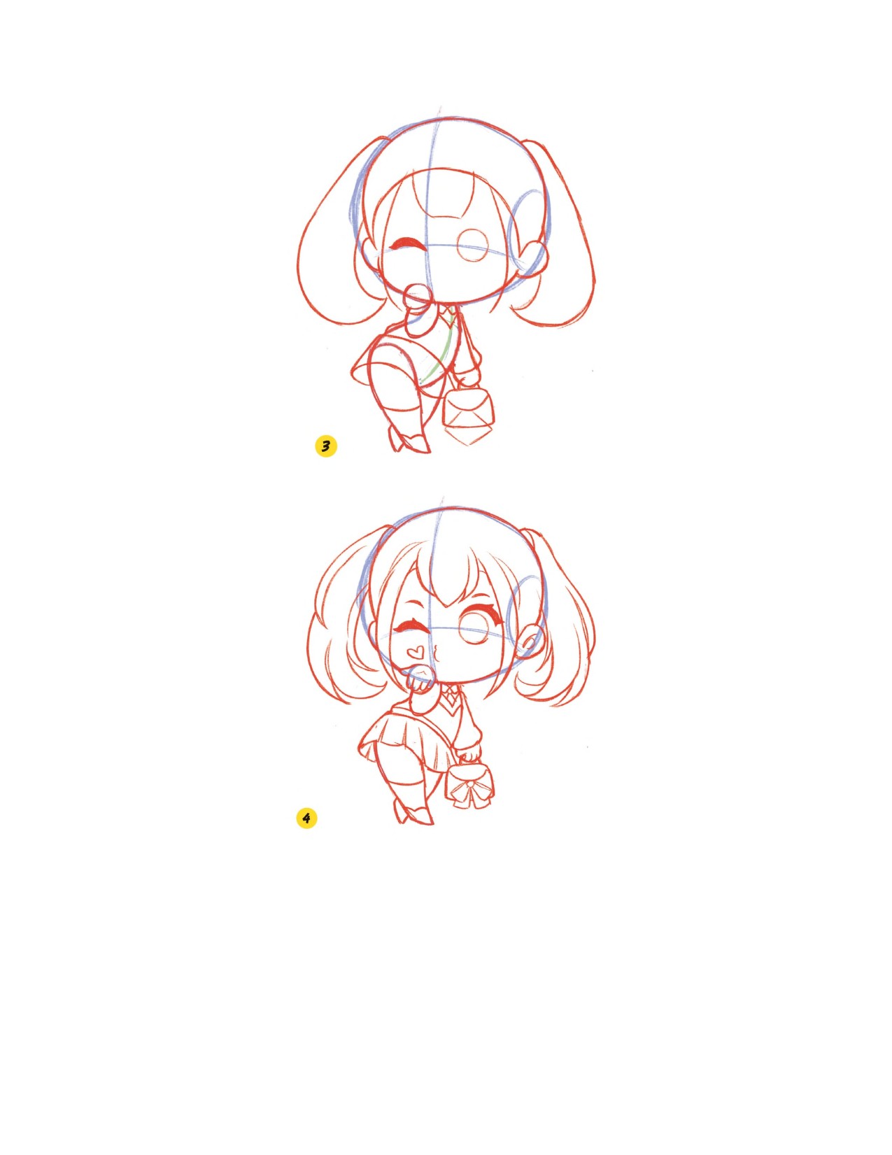 Piuuvy Draw Chibi Style A Beginners Step-by-Step Guide for Drawing Adorable Minis 62 Lessons Basics, Characters, Special Effects English - Image 216