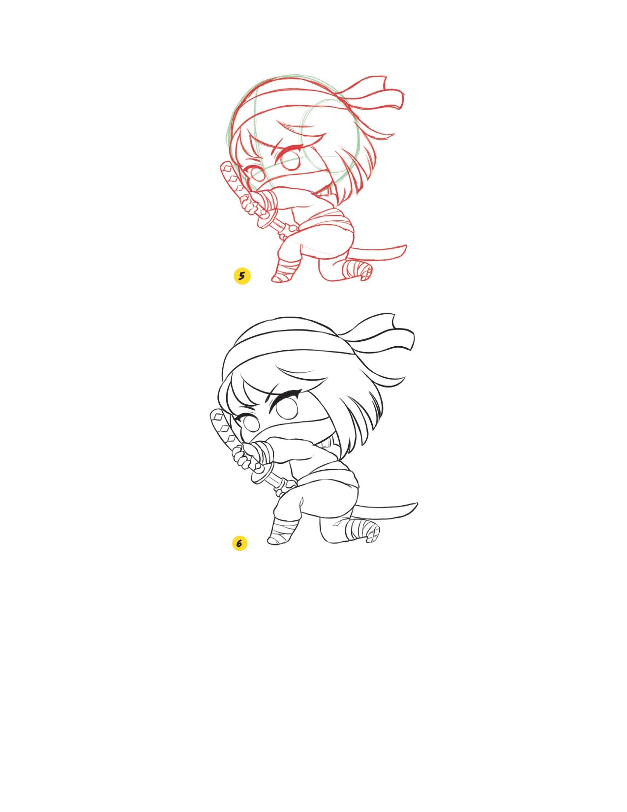 Piuuvy Draw Chibi Style A Beginners Step-by-Step Guide for Drawing Adorable Minis 62 Lessons Basics, Characters, Special Effects English - Image 225