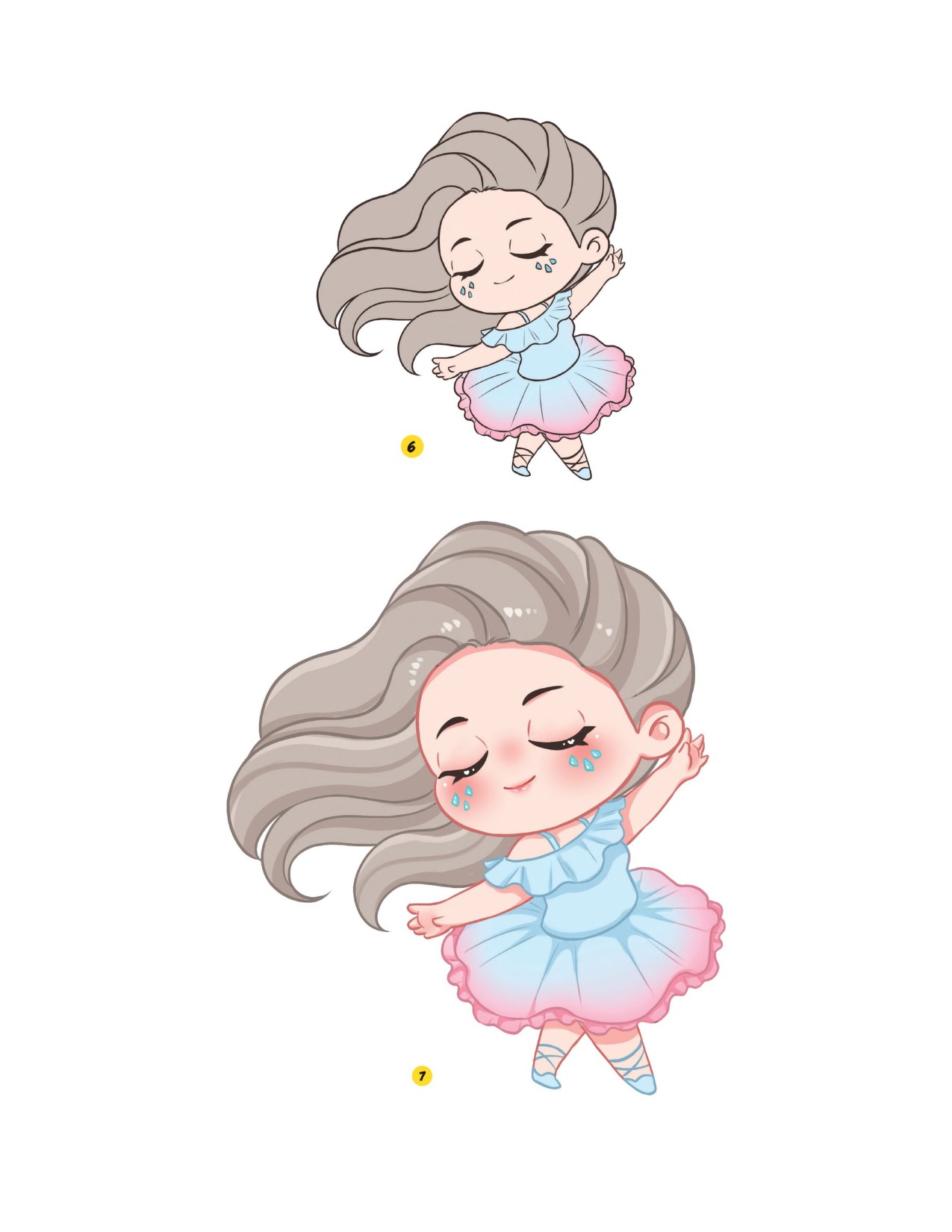 Piuuvy Draw Chibi Style A Beginners Step-by-Step Guide for Drawing Adorable Minis 62 Lessons Basics, Characters, Special Effects English - Image 230