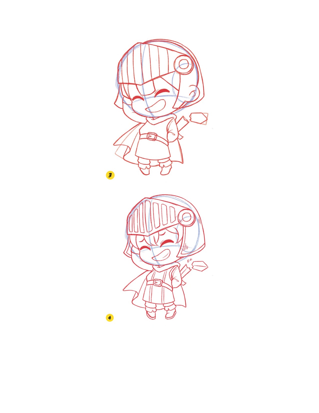 Piuuvy Draw Chibi Style A Beginners Step-by-Step Guide for Drawing Adorable Minis 62 Lessons Basics, Characters, Special Effects English - Image 240