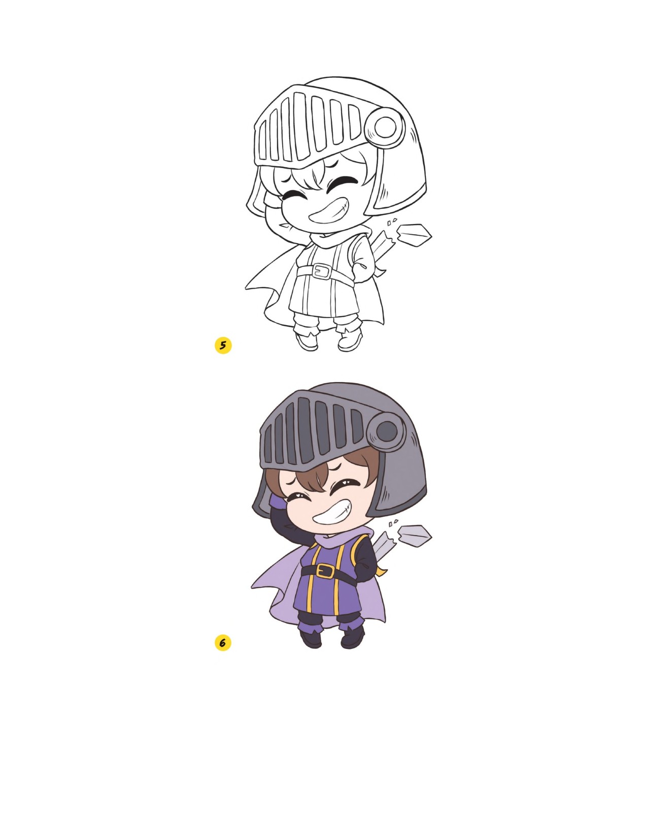 Piuuvy Draw Chibi Style A Beginners Step-by-Step Guide for Drawing Adorable Minis 62 Lessons Basics, Characters, Special Effects English - Image 241