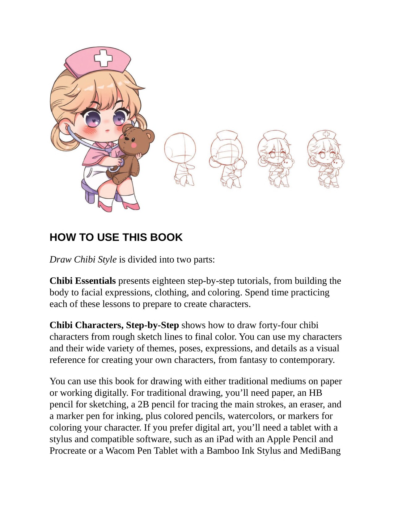 Piuuvy Draw Chibi Style A Beginners Step-by-Step Guide for Drawing Adorable Minis 62 Lessons Basics, Characters, Special Effects English - Image 8