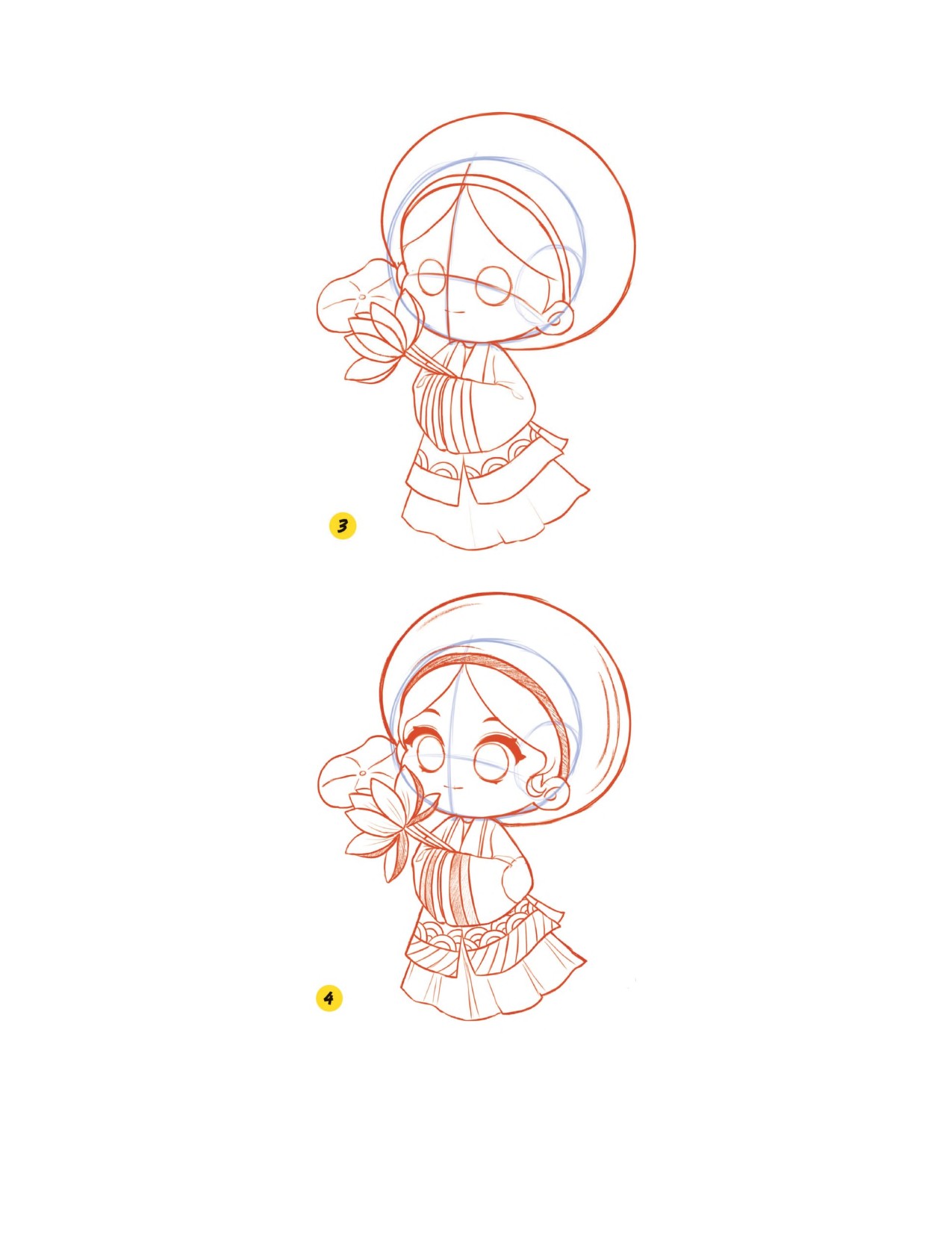 Piuuvy Draw Chibi Style A Beginners Step-by-Step Guide for Drawing Adorable Minis 62 Lessons Basics, Characters, Special Effects English - Image 84