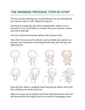 Piuuvy Draw Chibi Style A Beginners Step-by-Step Guide for Drawing Adorable Minis 62 Lessons Basics, Characters, Special Effects English - Page 10