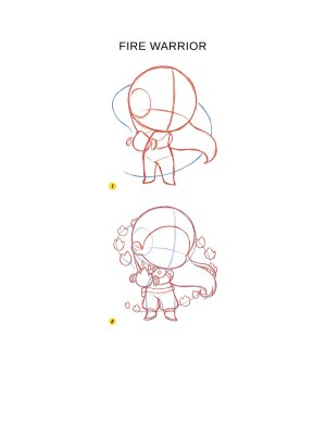 Piuuvy Draw Chibi Style A Beginners Step-by-Step Guide for Drawing Adorable Minis 62 Lessons Basics, Characters, Special Effects English - Page 118