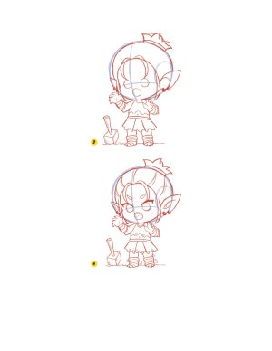 Piuuvy Draw Chibi Style A Beginners Step-by-Step Guide for Drawing Adorable Minis 62 Lessons Basics, Characters, Special Effects English - Page 123