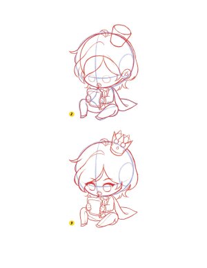 Piuuvy Draw Chibi Style A Beginners Step-by-Step Guide for Drawing Adorable Minis 62 Lessons Basics, Characters, Special Effects English - Page 135