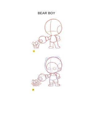 Piuuvy Draw Chibi Style A Beginners Step-by-Step Guide for Drawing Adorable Minis 62 Lessons Basics, Characters, Special Effects English - Page 153