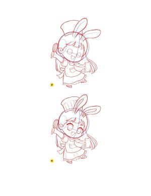Piuuvy Draw Chibi Style A Beginners Step-by-Step Guide for Drawing Adorable Minis 62 Lessons Basics, Characters, Special Effects English - Page 158