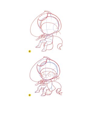 Piuuvy Draw Chibi Style A Beginners Step-by-Step Guide for Drawing Adorable Minis 62 Lessons Basics, Characters, Special Effects English - Page 171
