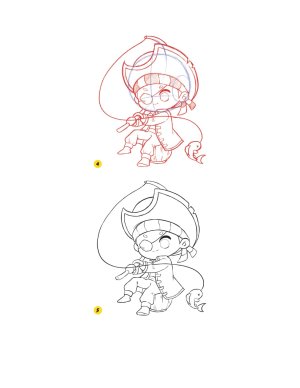 Piuuvy Draw Chibi Style A Beginners Step-by-Step Guide for Drawing Adorable Minis 62 Lessons Basics, Characters, Special Effects English - Page 172