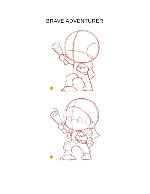 Piuuvy Draw Chibi Style A Beginners Step-by-Step Guide for Drawing Adorable Minis 62 Lessons Basics, Characters, Special Effects English - Page 183