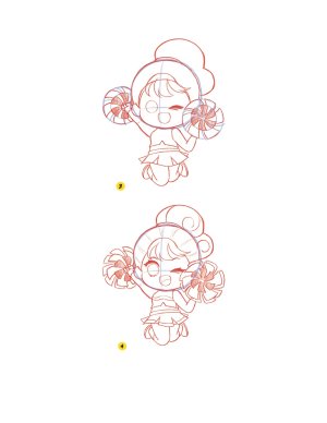 Piuuvy Draw Chibi Style A Beginners Step-by-Step Guide for Drawing Adorable Minis 62 Lessons Basics, Characters, Special Effects English - Page 193