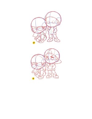 Piuuvy Draw Chibi Style A Beginners Step-by-Step Guide for Drawing Adorable Minis 62 Lessons Basics, Characters, Special Effects English - Page 244
