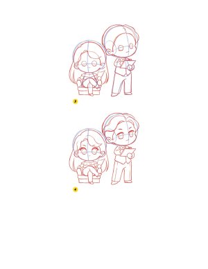 Piuuvy Draw Chibi Style A Beginners Step-by-Step Guide for Drawing Adorable Minis 62 Lessons Basics, Characters, Special Effects English - Page 252