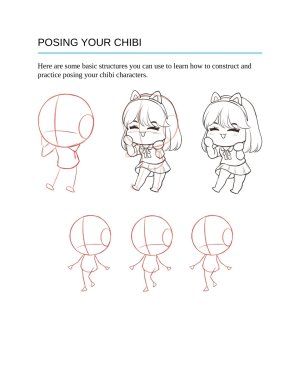 Piuuvy Draw Chibi Style A Beginners Step-by-Step Guide for Drawing Adorable Minis 62 Lessons Basics, Characters, Special Effects English - Page 27