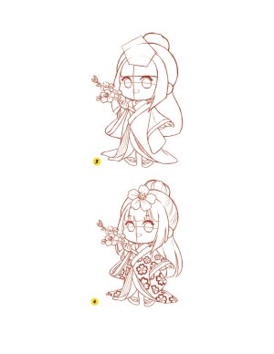 Piuuvy Draw Chibi Style A Beginners Step-by-Step Guide for Drawing Adorable Minis 62 Lessons Basics, Characters, Special Effects English - Page 92