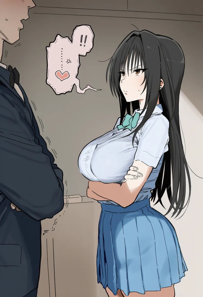 Pixiv 催眠ヒロインラボ 127032928 - 指導風紀委員の古手川さんが特別指導でアへ顔の痴女にっ - Image 2
