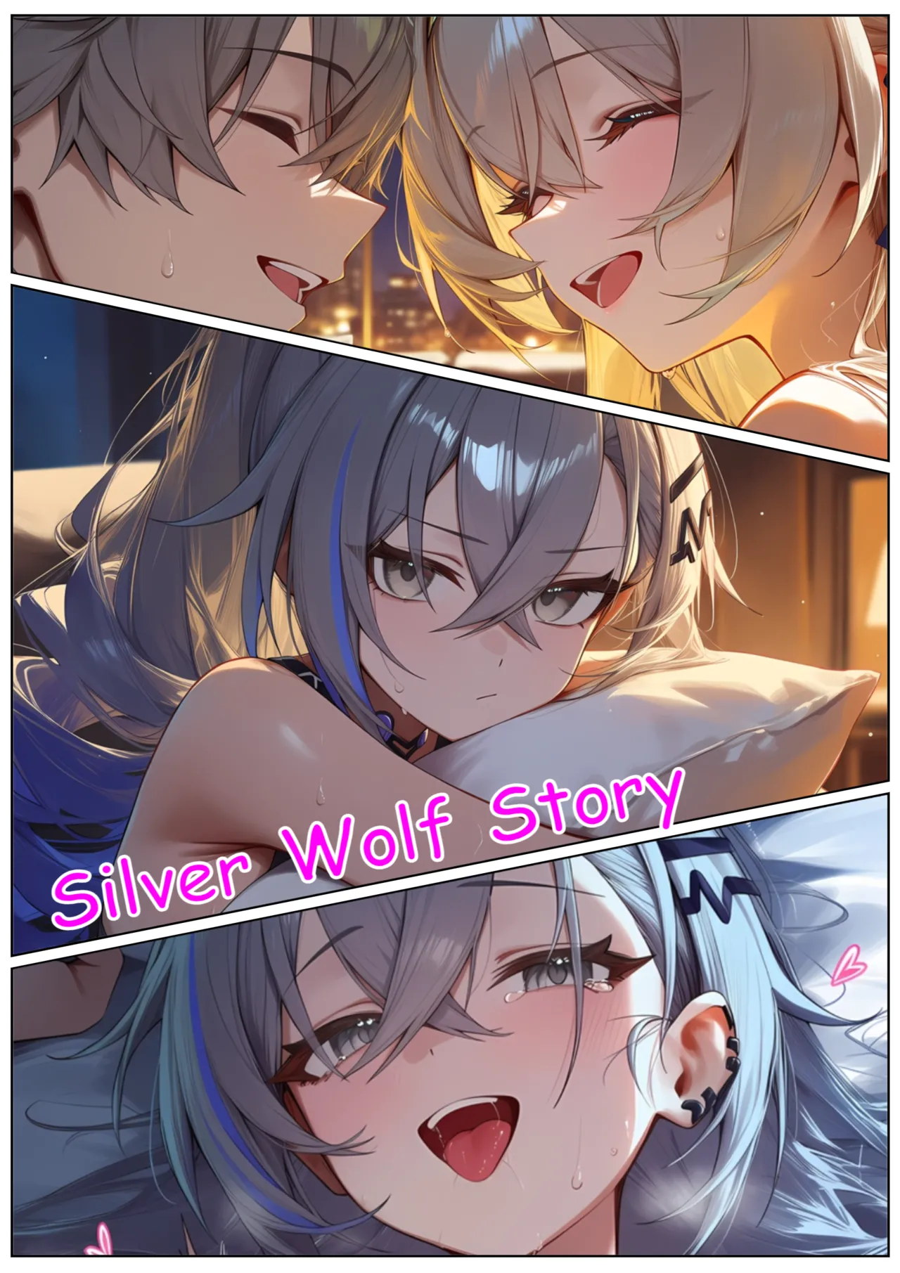 Pixiv Koa-san 20425416 - Silver Wolf x Caelus Story - Image 1