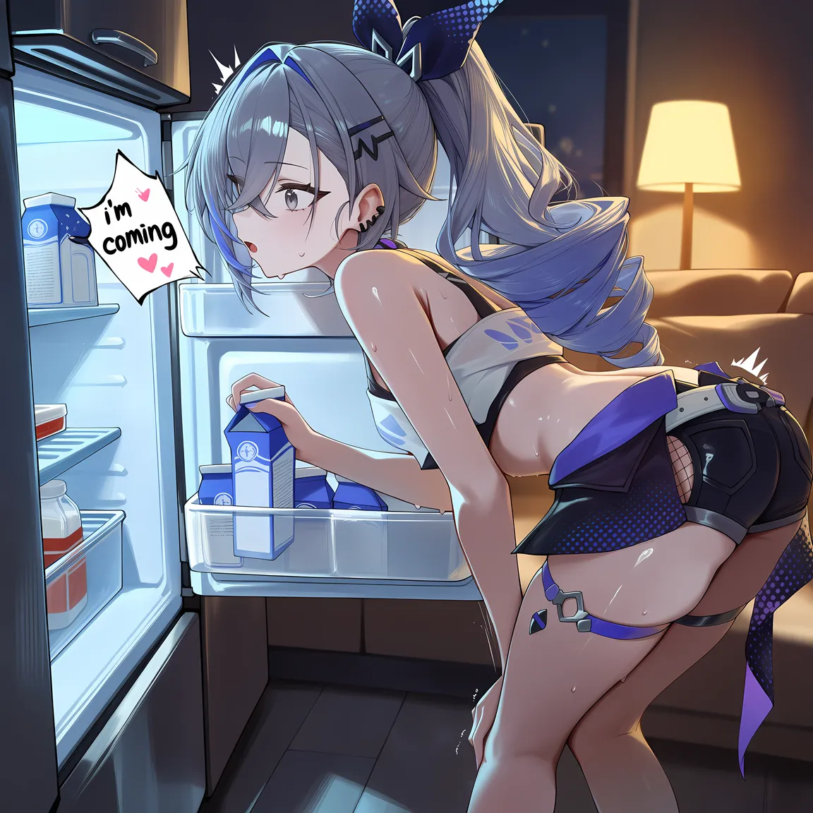 Pixiv Koa-san 20425416 - Silver Wolf x Caelus Story - Image 12