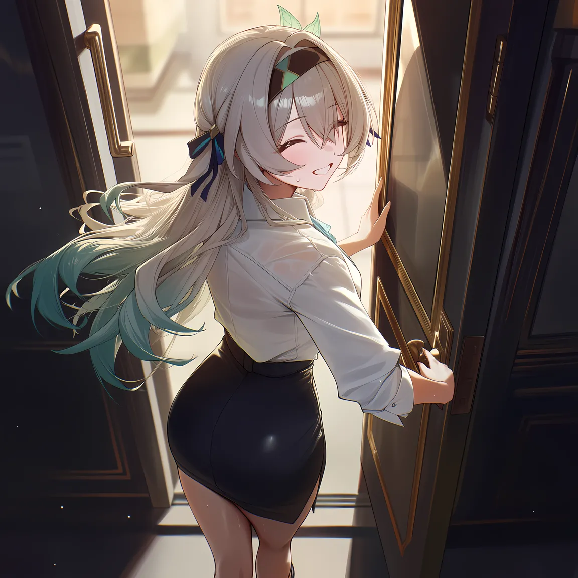 Pixiv Koa-san 20425416 - Silver Wolf x Caelus Story - Image 26