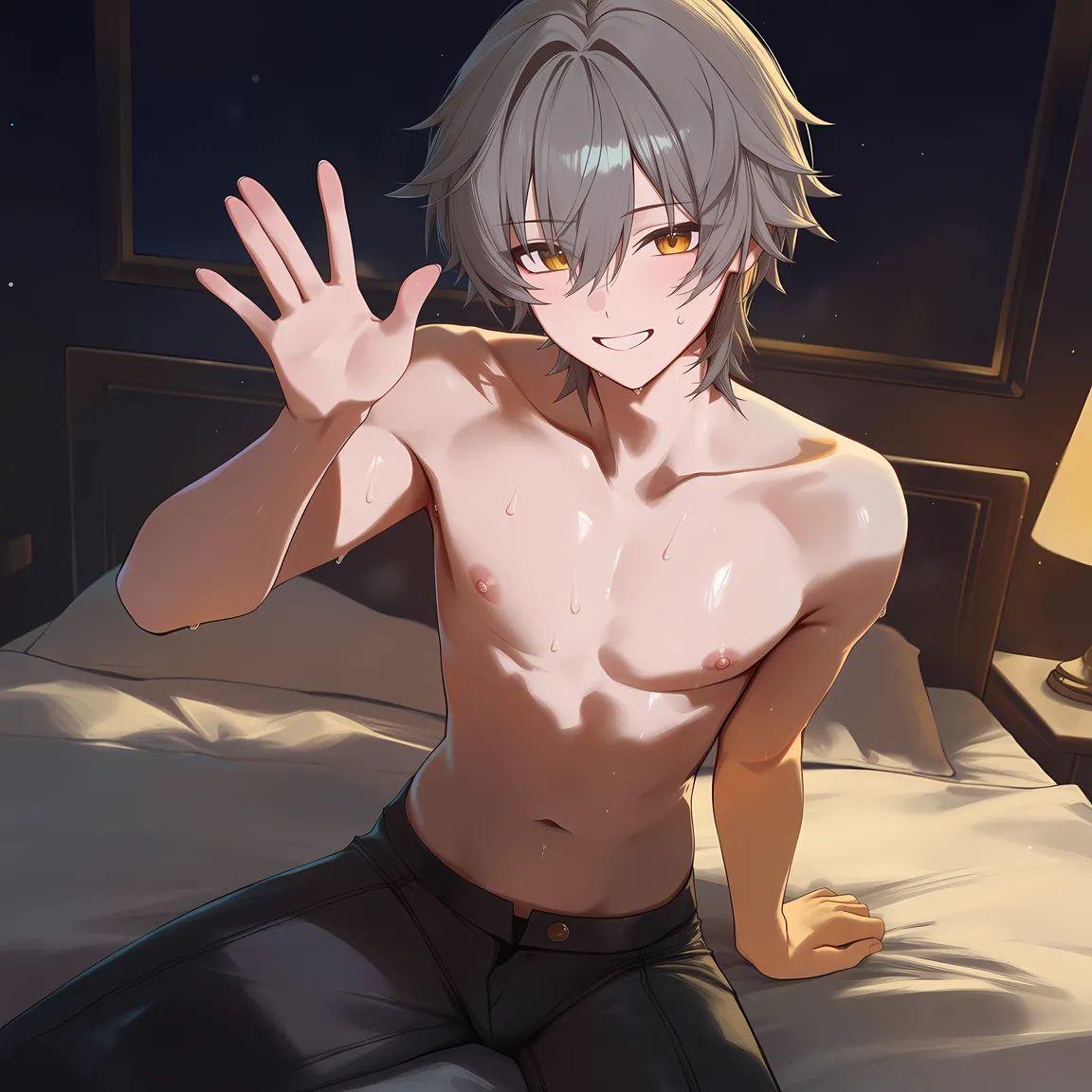 Pixiv Koa-san 20425416 - Silver Wolf x Caelus Story - Image 27