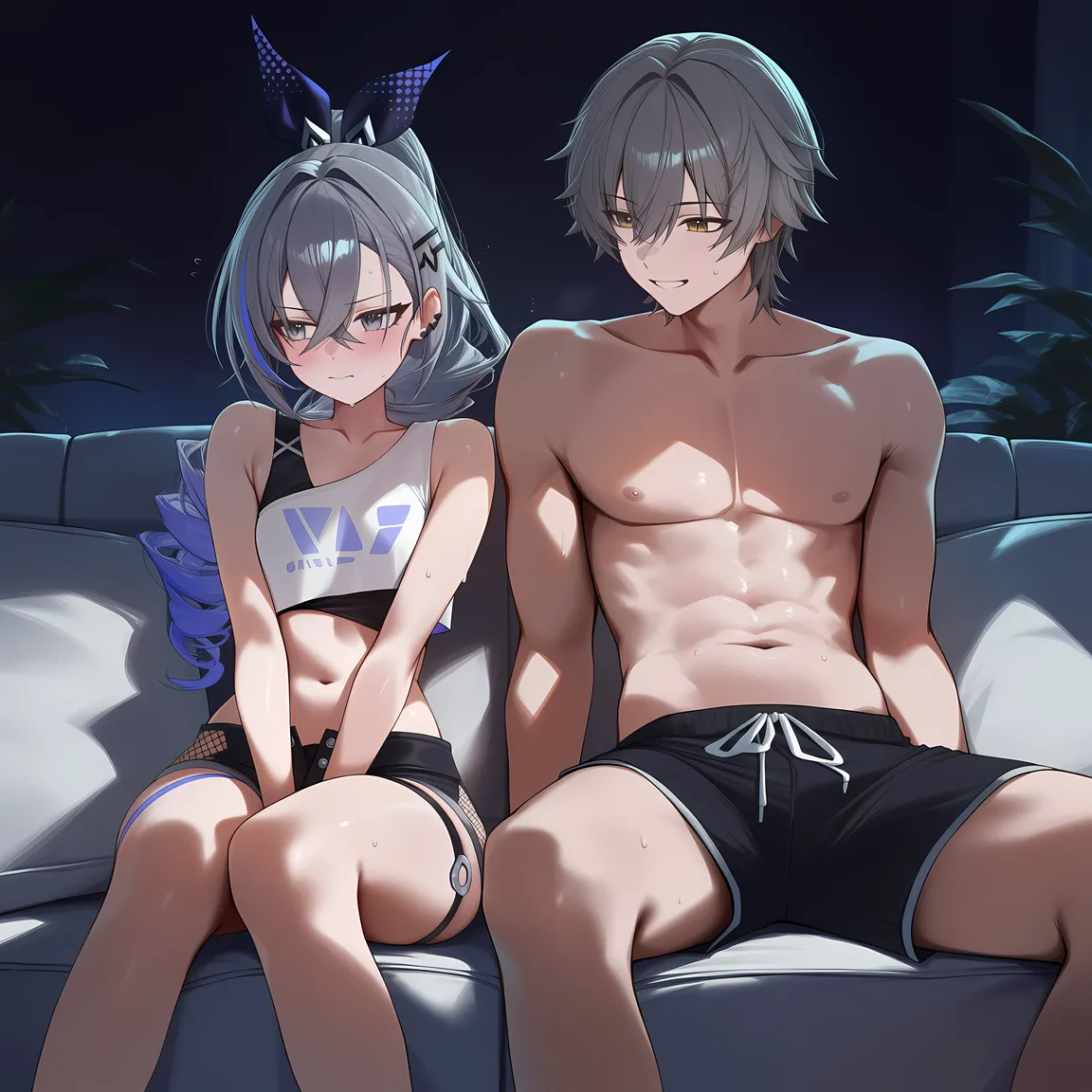 Pixiv Koa-san 20425416 - Silver Wolf x Caelus Story - Image 39