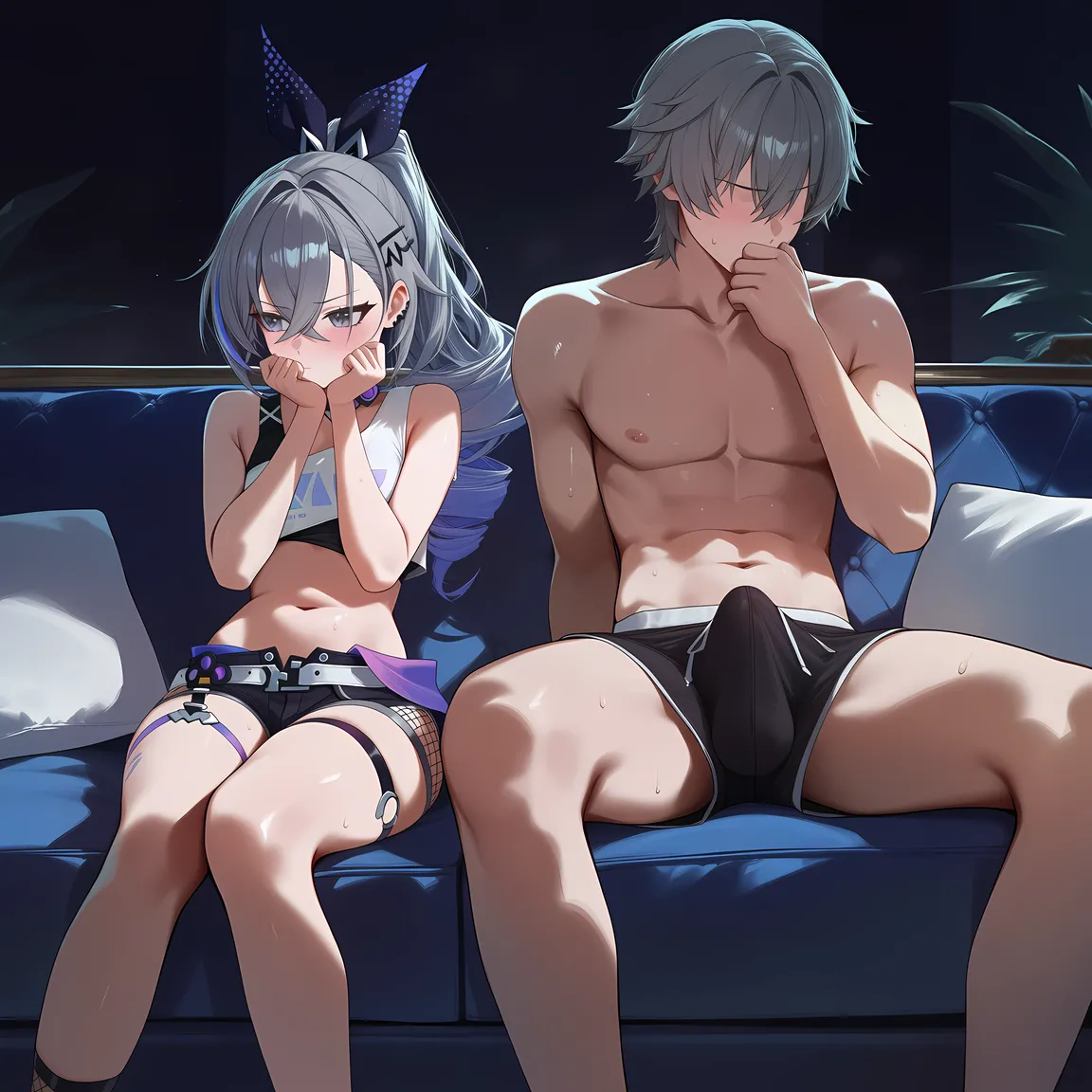 Pixiv Koa-san 20425416 - Silver Wolf x Caelus Story - Image 43