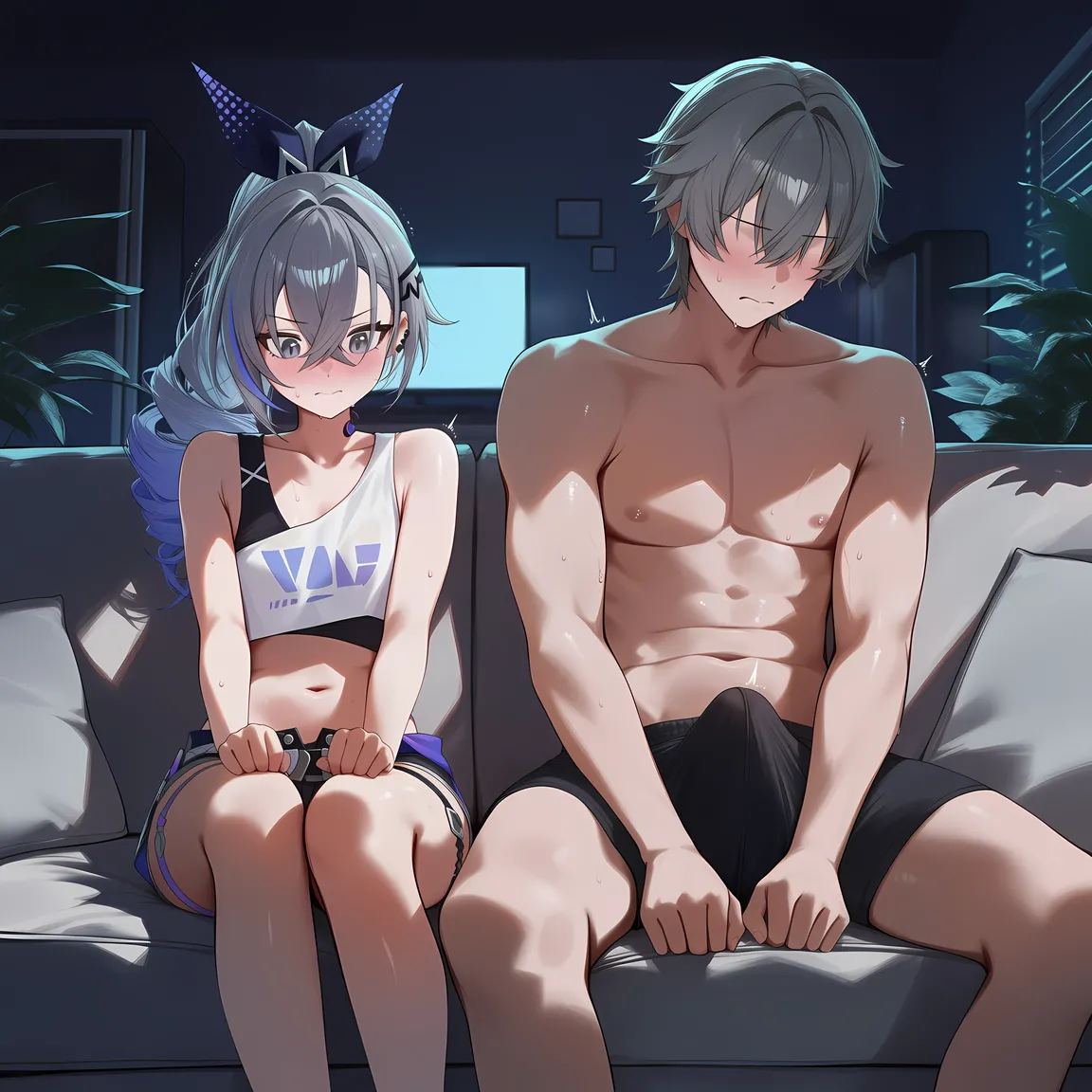 Pixiv Koa-san 20425416 - Silver Wolf x Caelus Story - Image 53