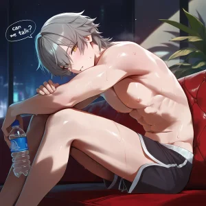 Pixiv Koa-san 20425416 - Silver Wolf x Caelus Story - Page 69