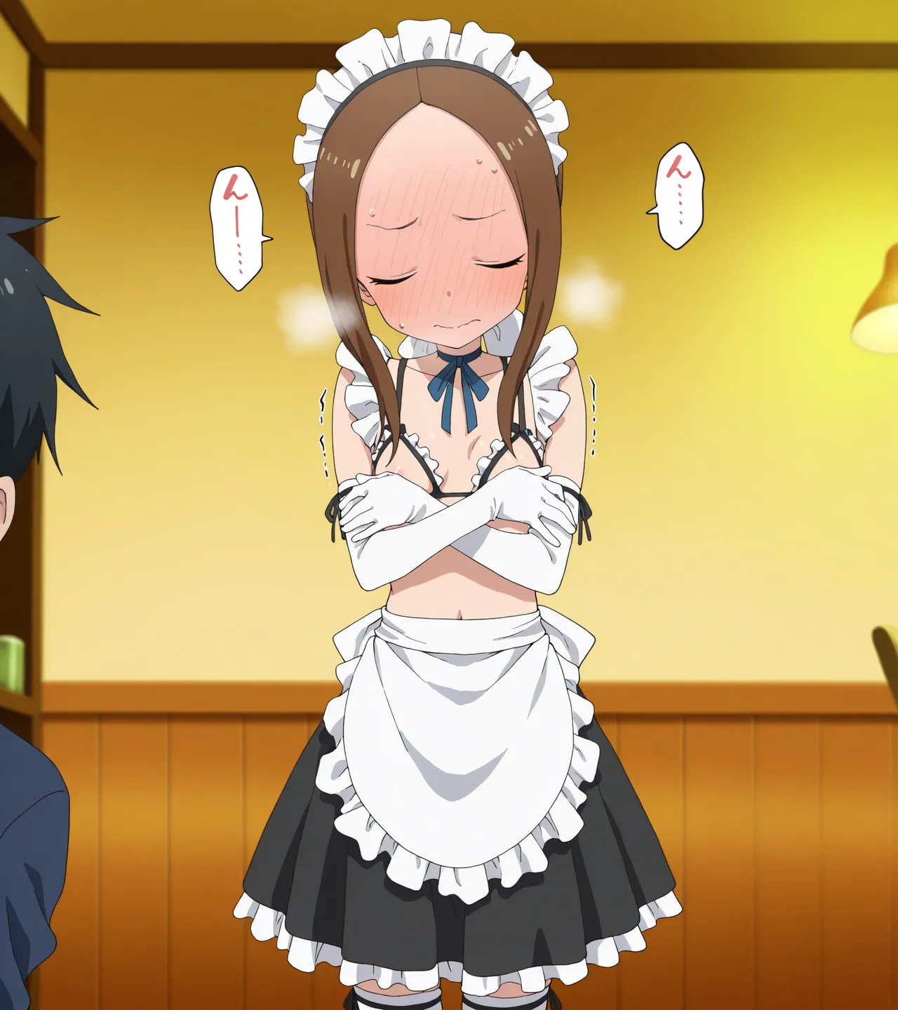 Pixiv Liang-Qi 2364945 - Takagi-san, Kagawa Rin, Mikage Sakurako, Houjou-san, Naked Coat, Wandering, Shame - Image 26